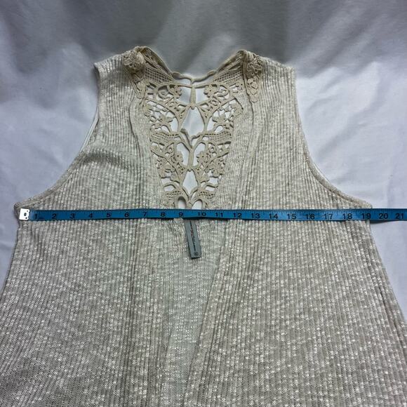 Yuni Los Angeles Cardigan Open Front Crochet & Tassels Women's Size XL - Picture 7 of 8
